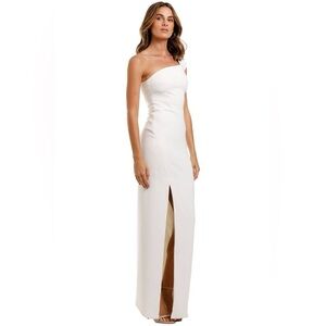 Likely NYC Maxson Maxi Gown‎ Dress Ivory White Sz 6 Bridal Rehearsal Prom Formal